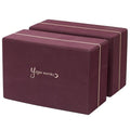 Yoga Works (yogaworks) Yoga Block B set of 2 YW – E422 – C008 Burgundy