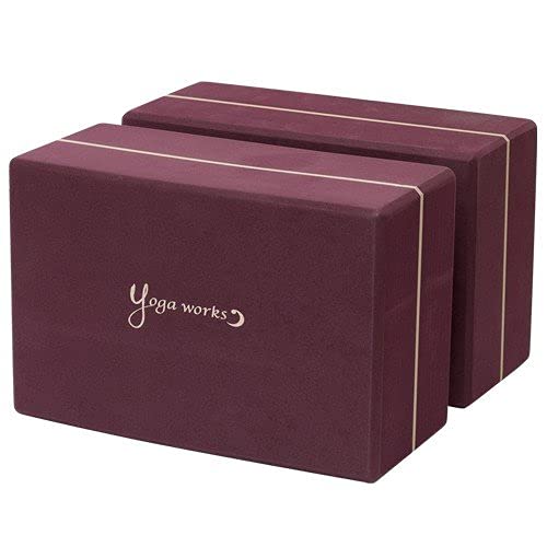 Yoga Works (yogaworks) Yoga Block B set of 2 YW – E422 – C008 Burgundy