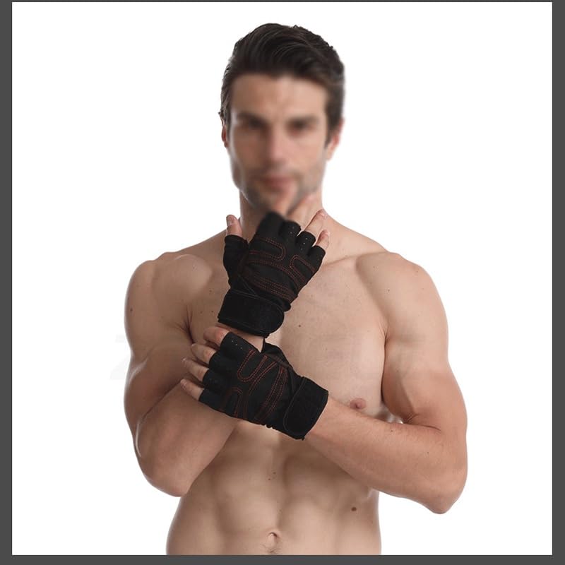 Cycling and Weightlifting Gloves with Wrist Support