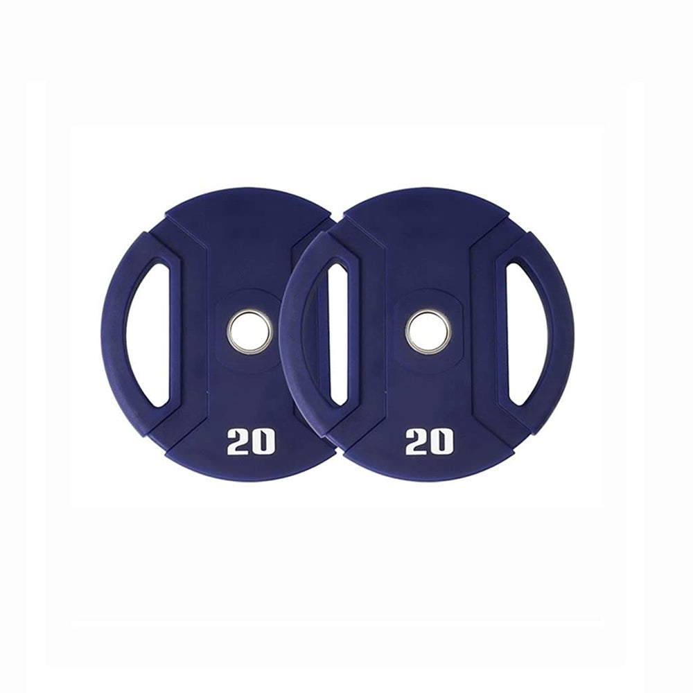 Color Weight Plate Set with Hand Grip Handles