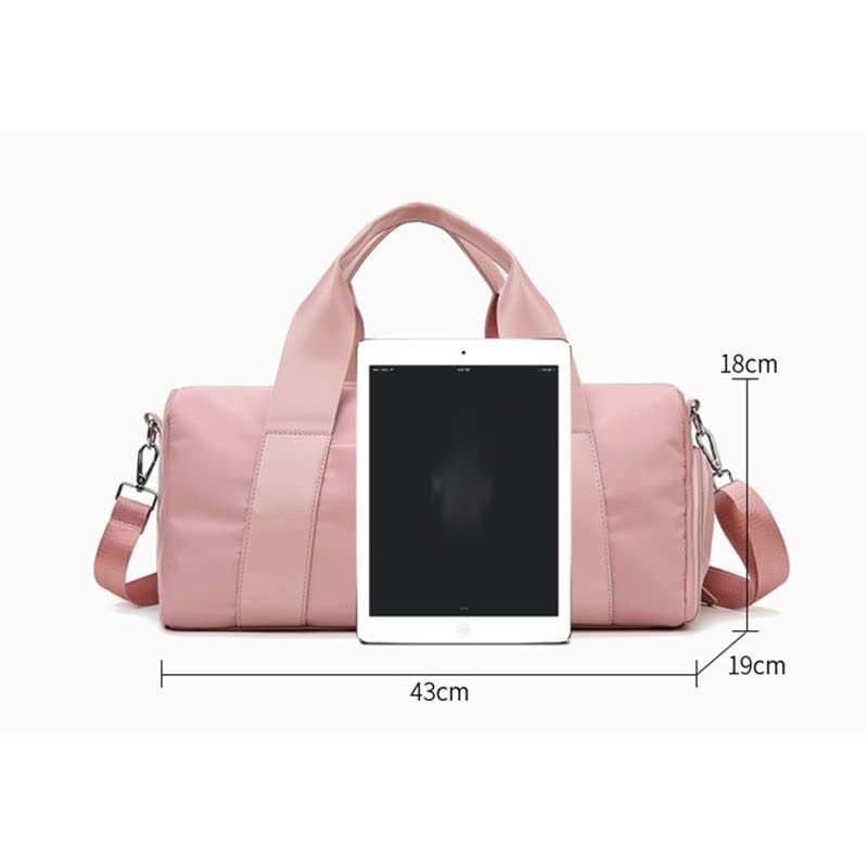 Large Capacity Gym Duffel Bag with Shoe Compartment