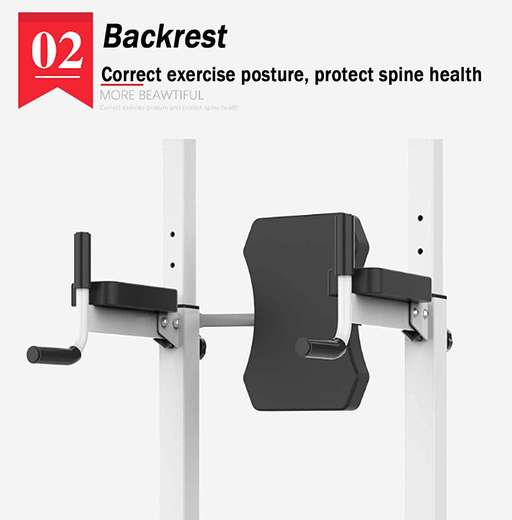 Multi-Function Power Tower with Pull-Up and Dip Station