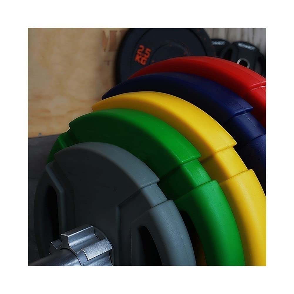 Color Weight Plate Set with Hand Grip Handles