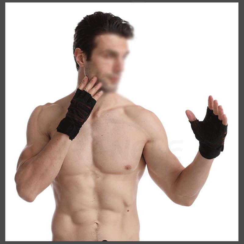 Cycling and Weightlifting Gloves with Wrist Support