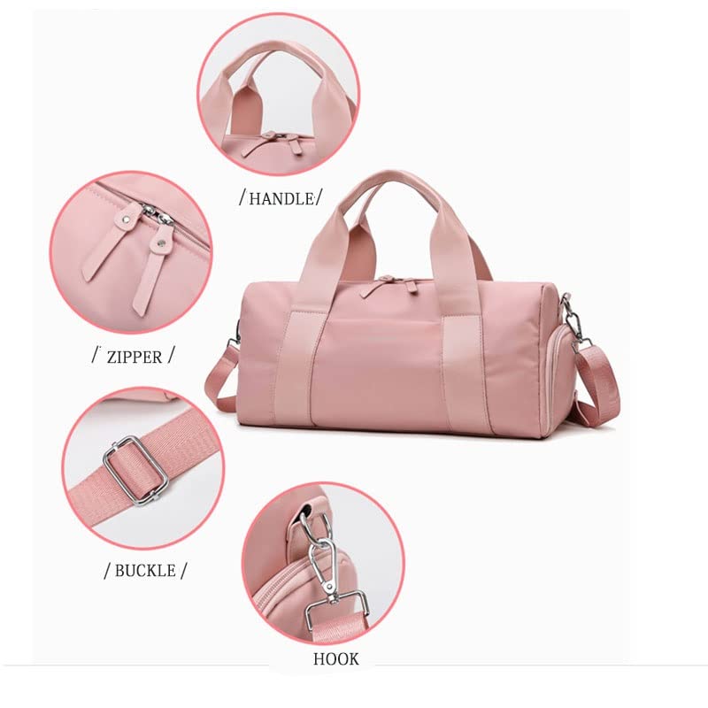Large Capacity Gym Duffel Bag with Shoe Compartment