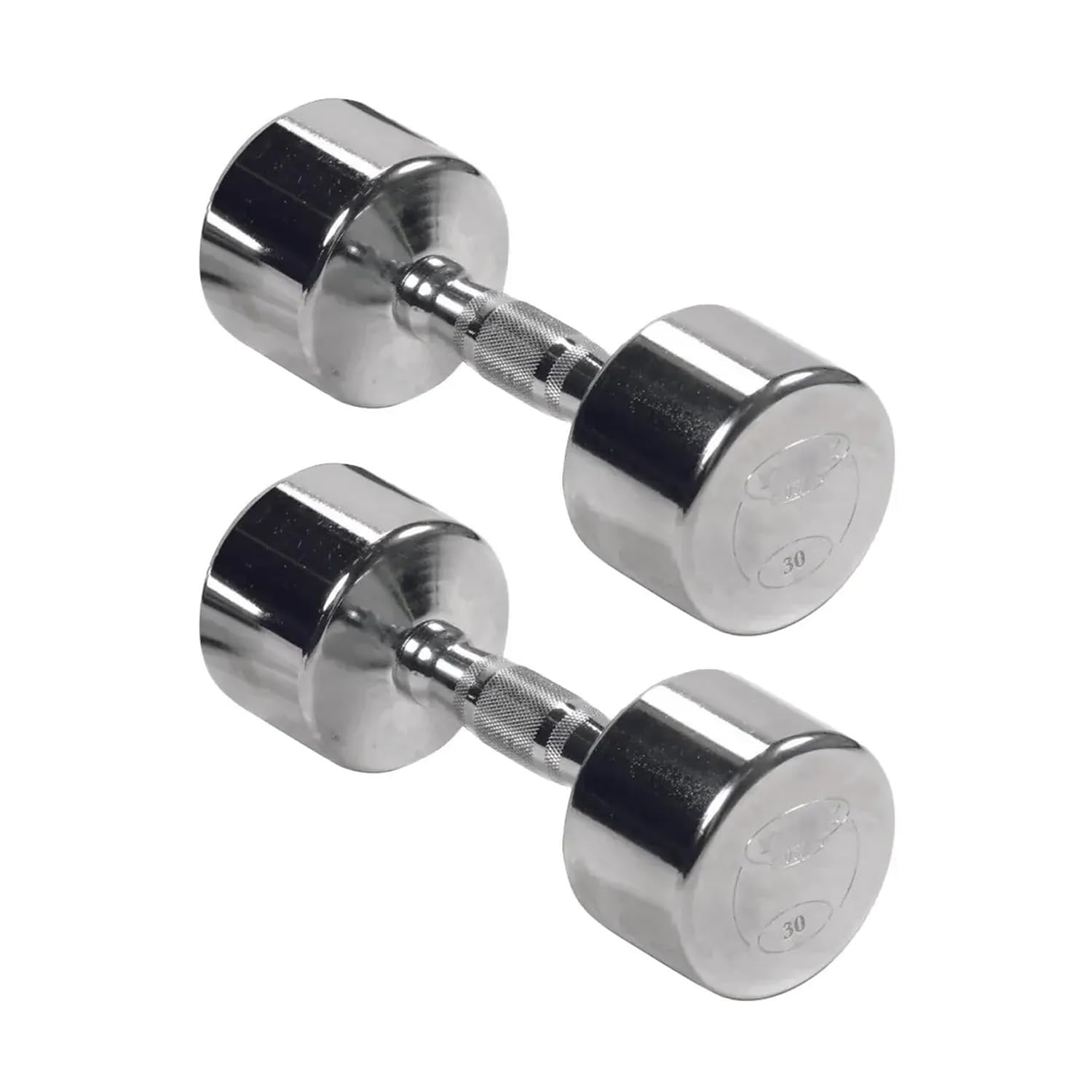Professional Chrome Ergo Grip Dumbbell