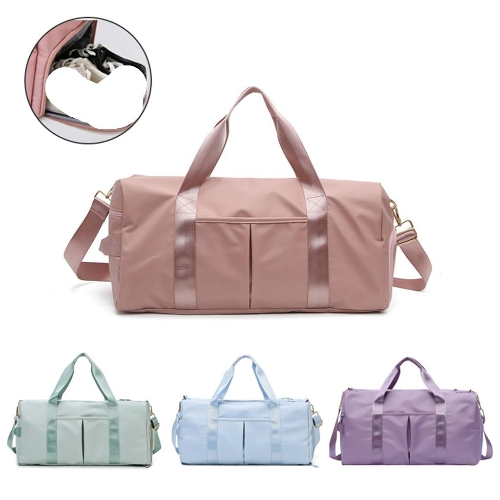 Travel Gym Bag with Shoe Compartment
