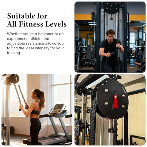 Endless Rope Trainer with Adjustable Resistance