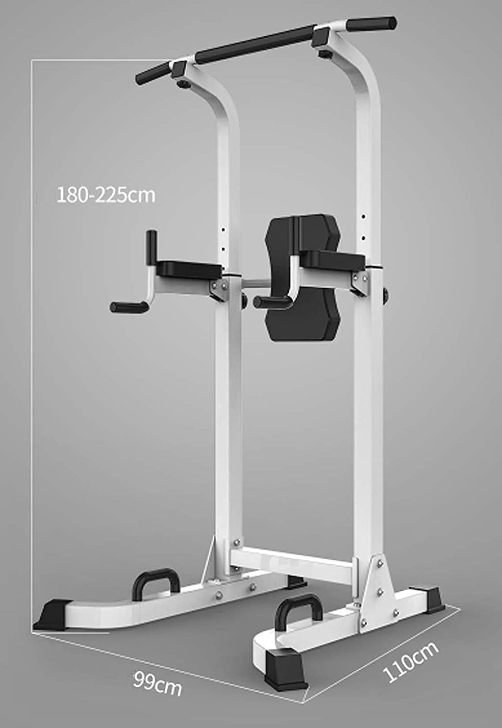 Multi-Function Power Tower with Pull-Up and Dip Station
