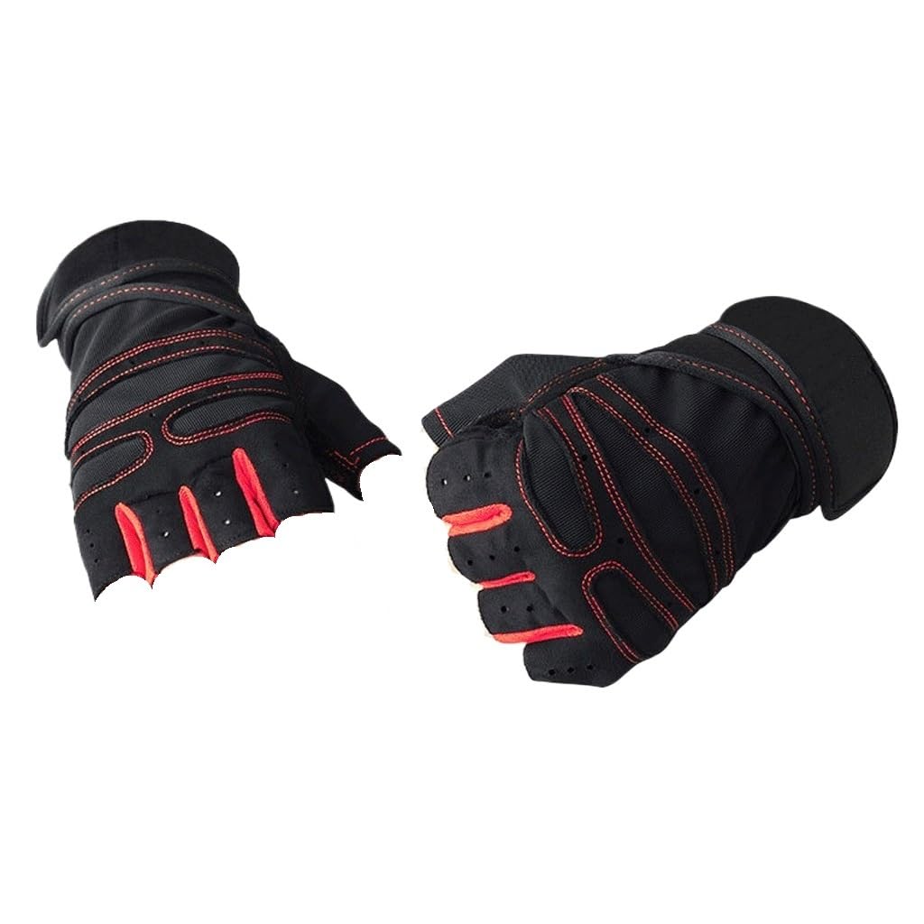 Cycling and Weightlifting Gloves with Wrist Support