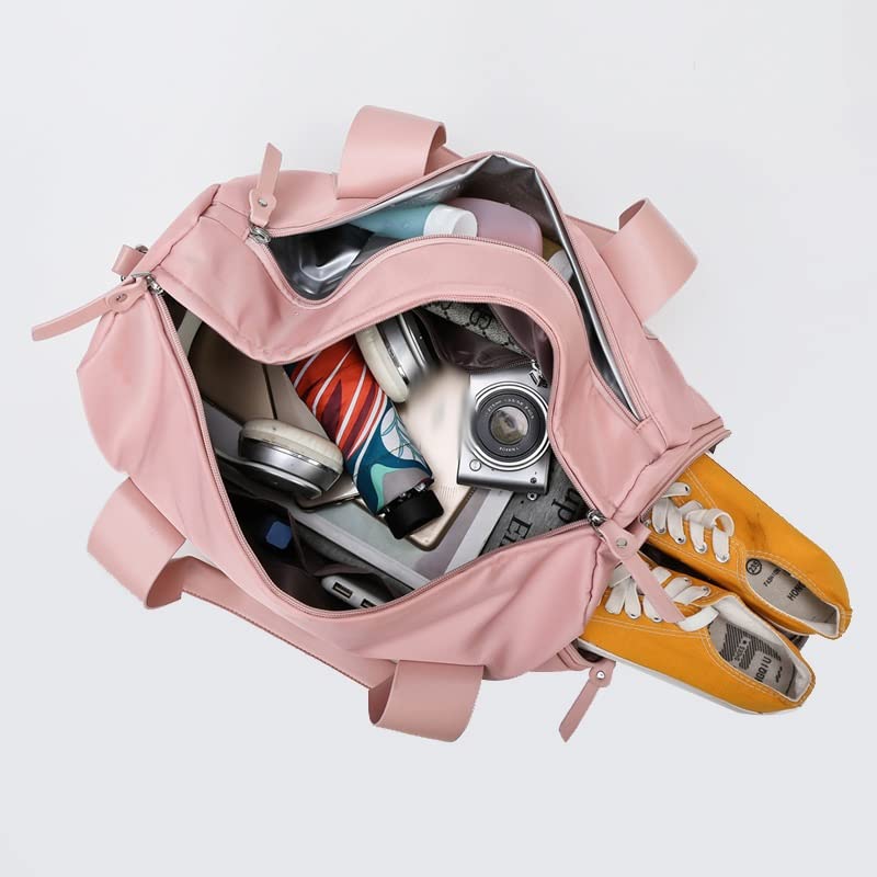 Large Capacity Gym Duffel Bag with Shoe Compartment