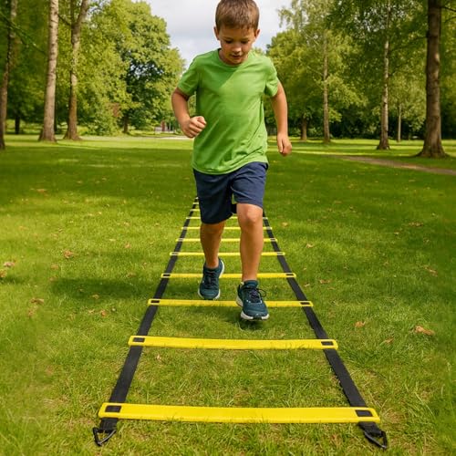 Agility Ladder Training Set with Cones and Carry Bag