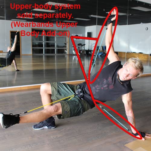 WearBands 5-Level Resistance Bands Training System for Sports & Fitness Training