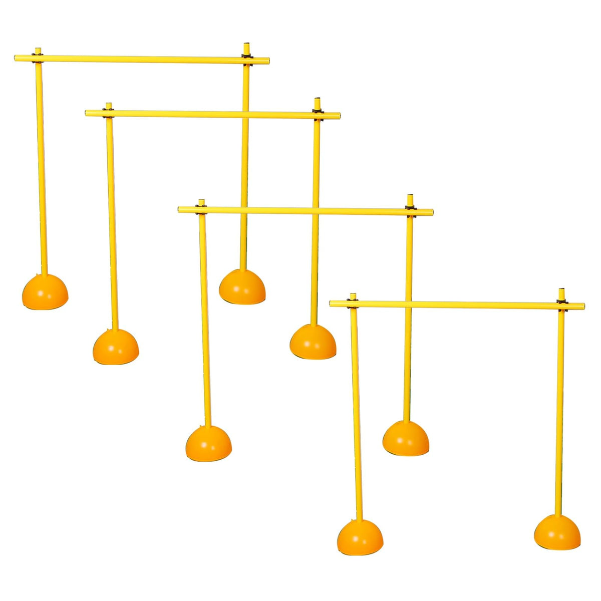 Adjustable Training Hurdle Set with Water-Filled Base