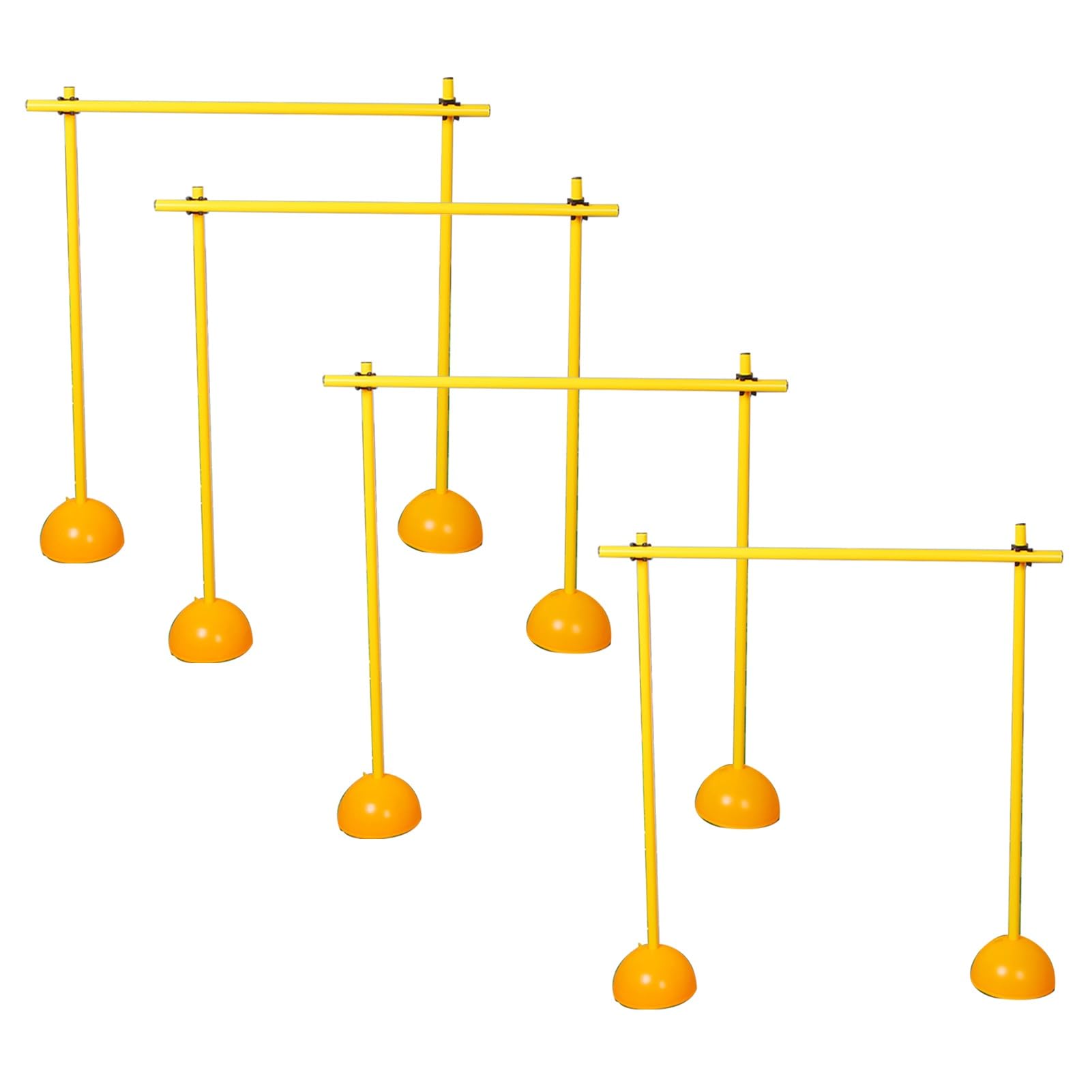 Adjustable Training Hurdle Set with Water-Filled Base