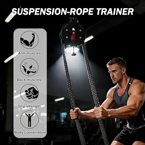 Portable Suspension Trainer with Pulley System