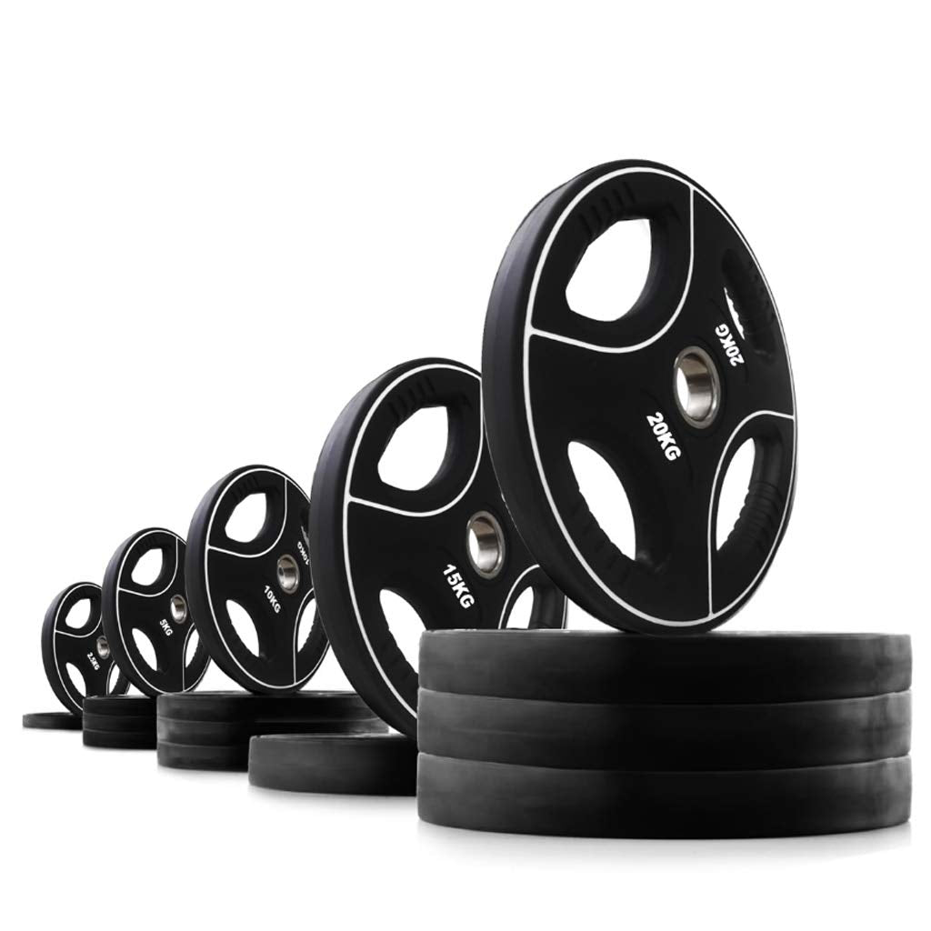 Rubber Grip Weight Plate Set for Home Gym