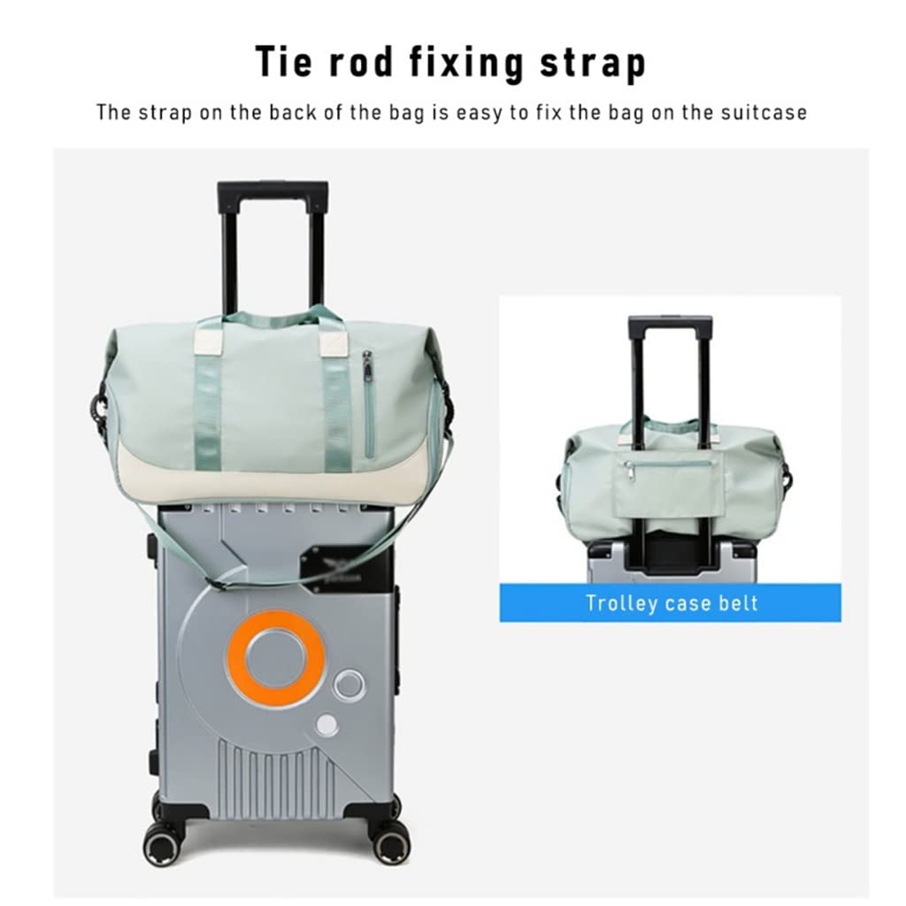 Nylon Sports Gym Bag with Yoga Mat Holder