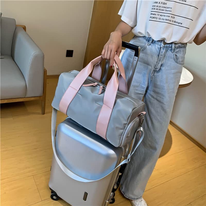 Large Capacity Gym Duffel Bag with Shoe Compartment