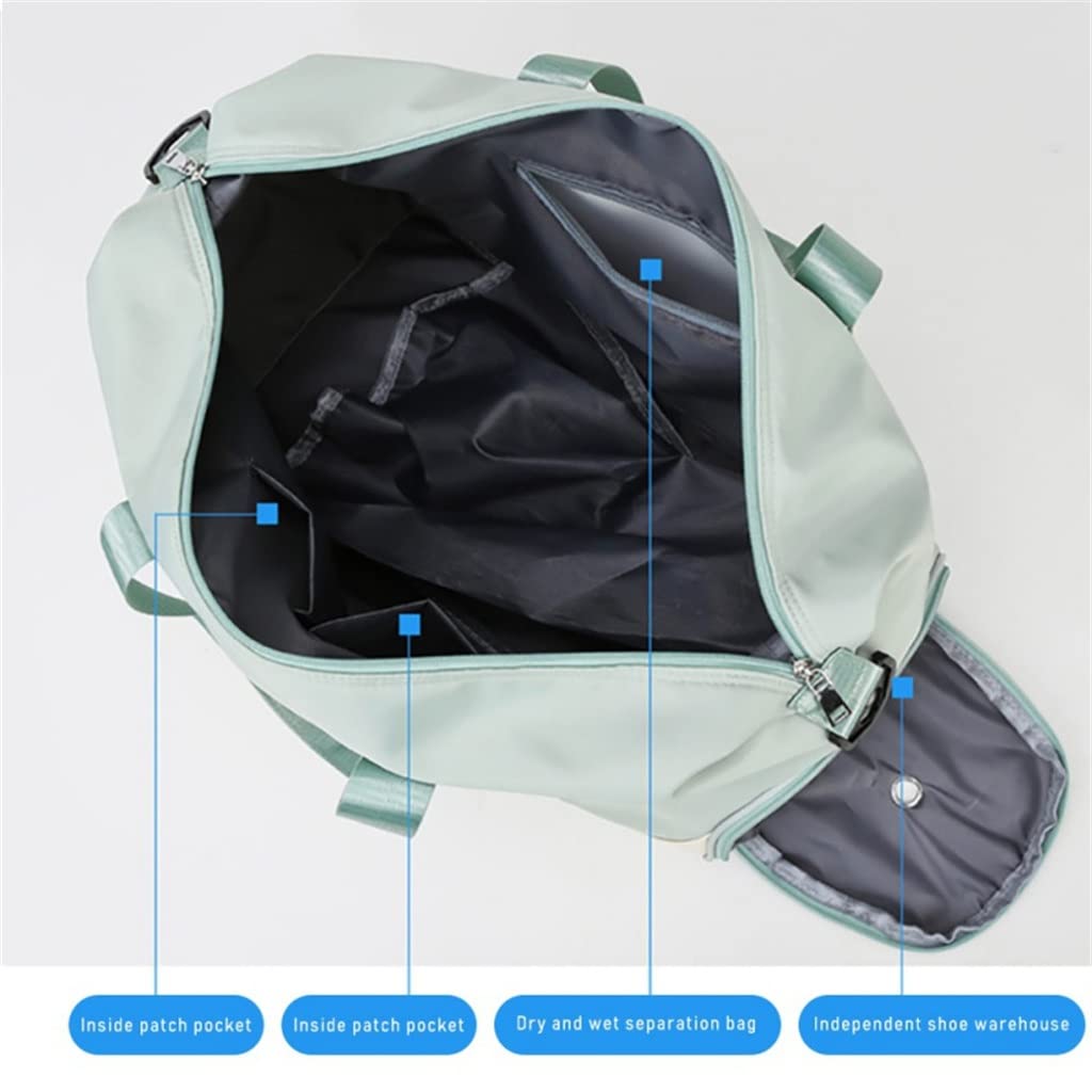 Nylon Sports Gym Bag with Yoga Mat Holder