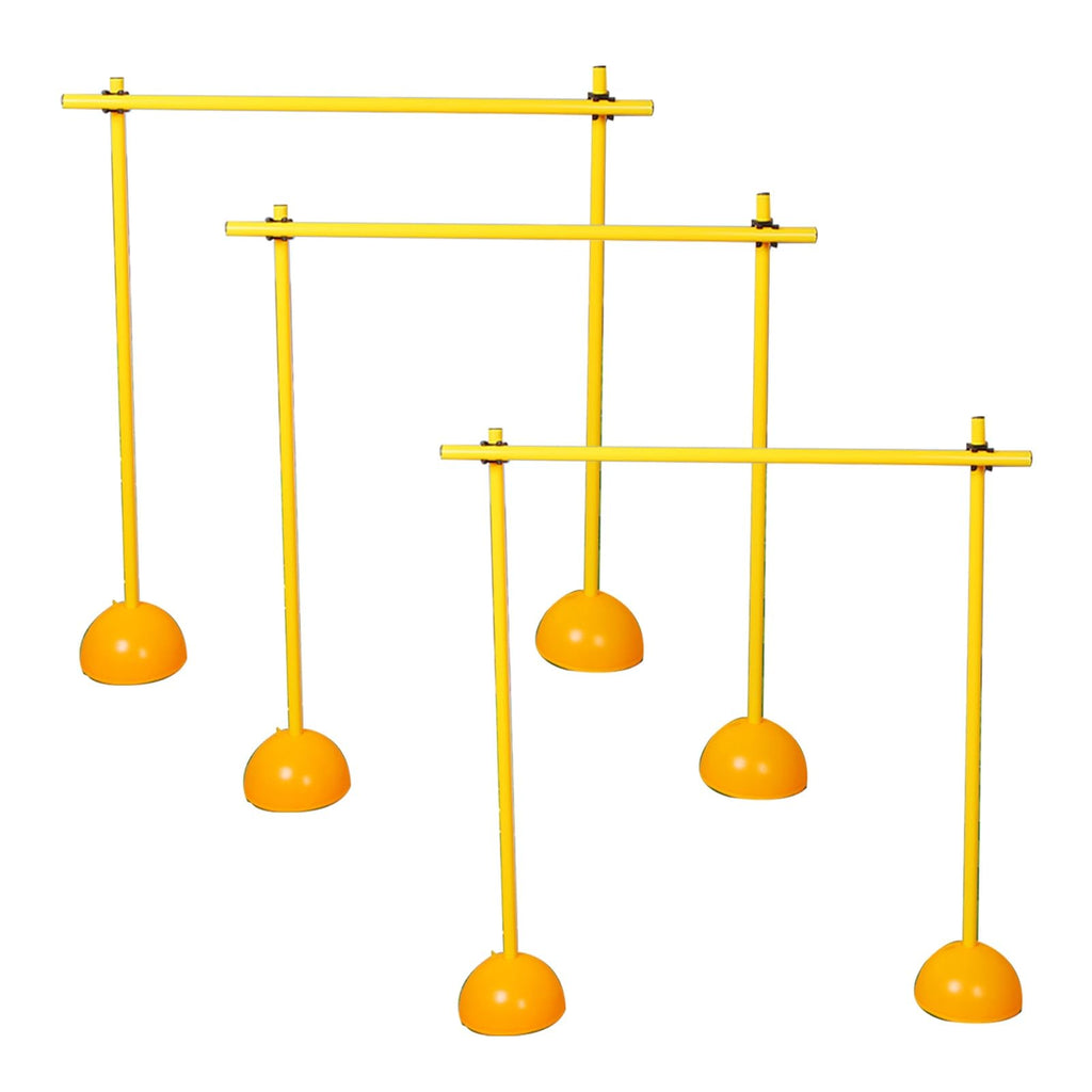 Adjustable Training Hurdle Set with Water-Filled Base