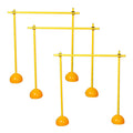 Adjustable Training Hurdle Set with Water-Filled Base