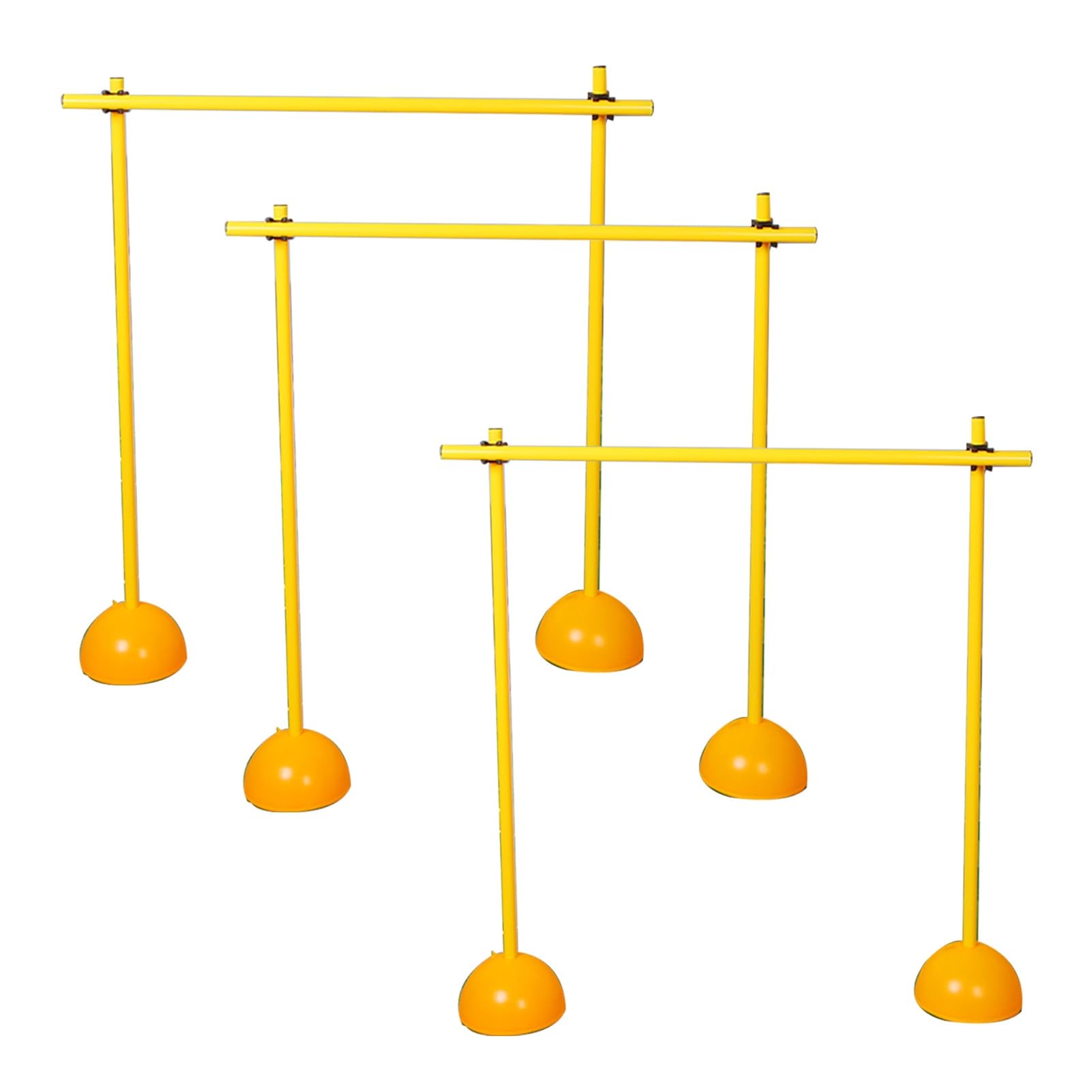 Adjustable Training Hurdle Set with Water-Filled Base