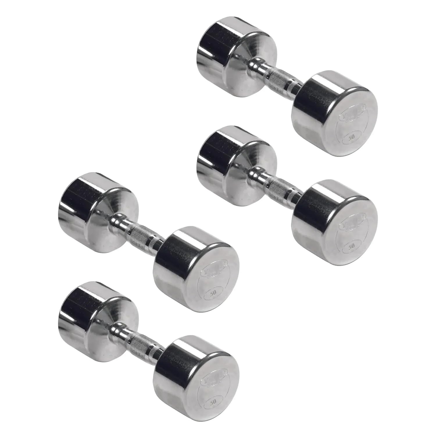 Professional Chrome Ergo Grip Dumbbell