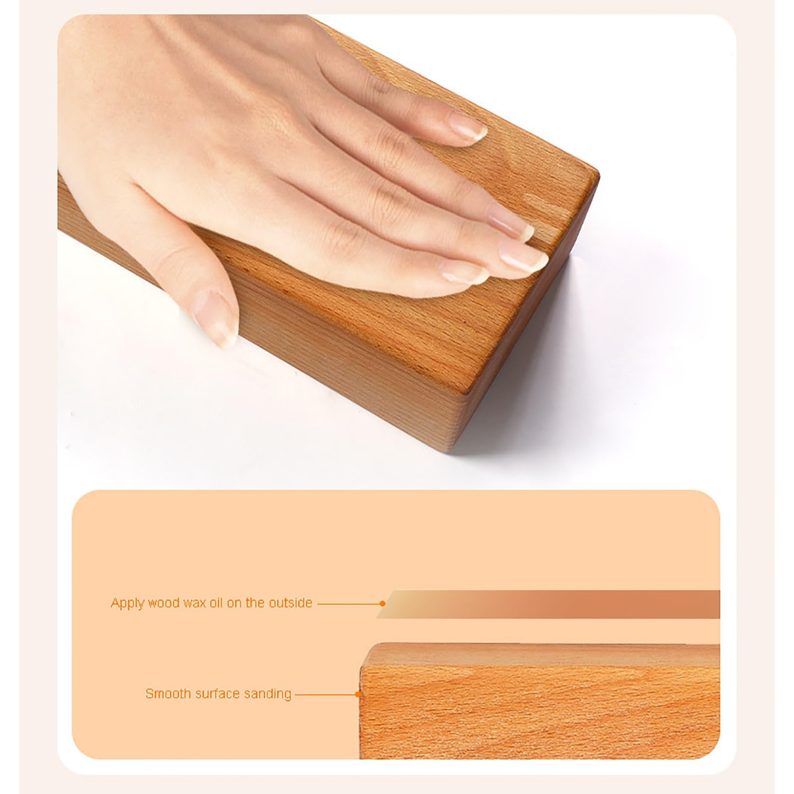 Beech Wood Handstand Block for Yoga Training