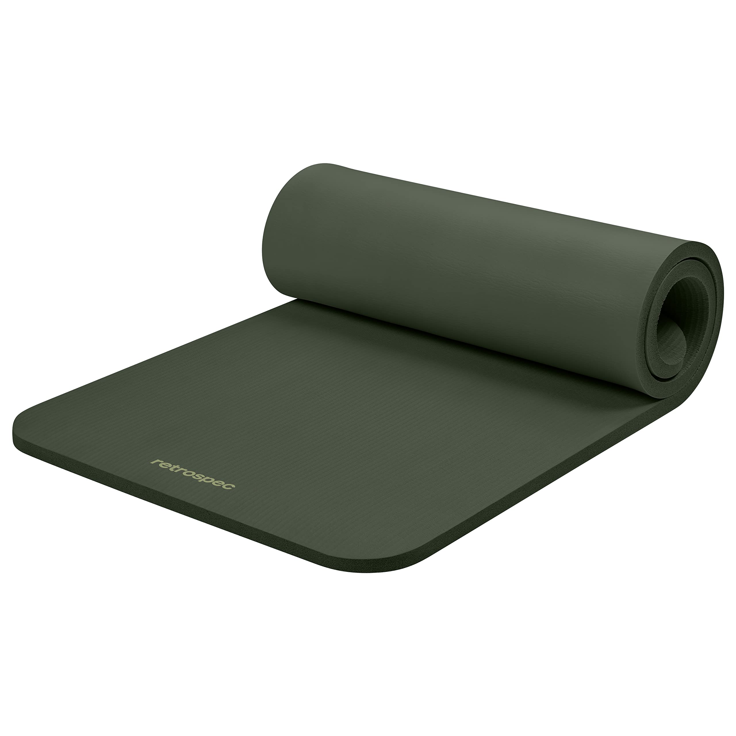 1-Inch Thick Non-Slip Yoga Mat with Carry Strap