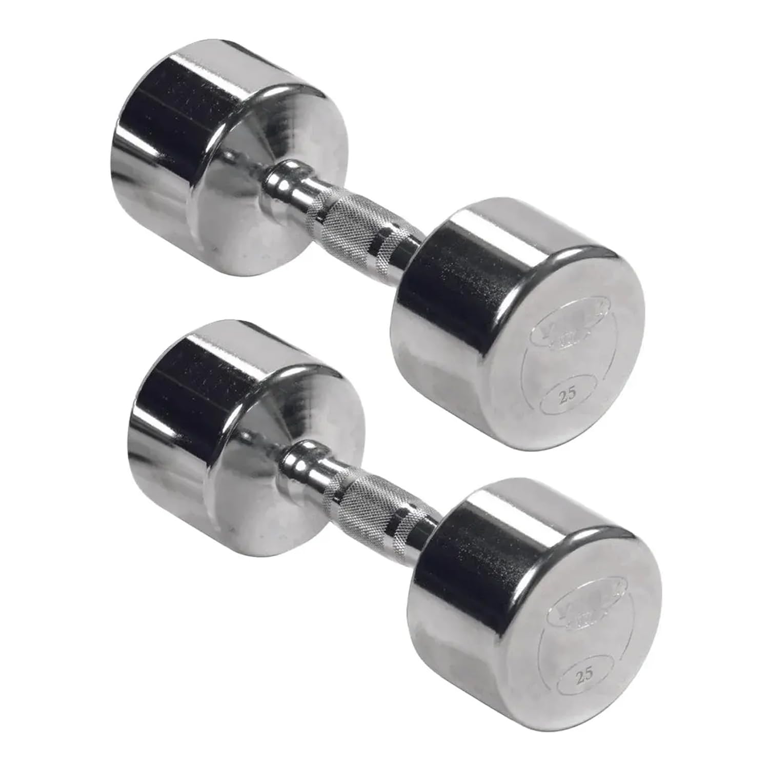 Professional Chrome Ergo Grip Dumbbell
