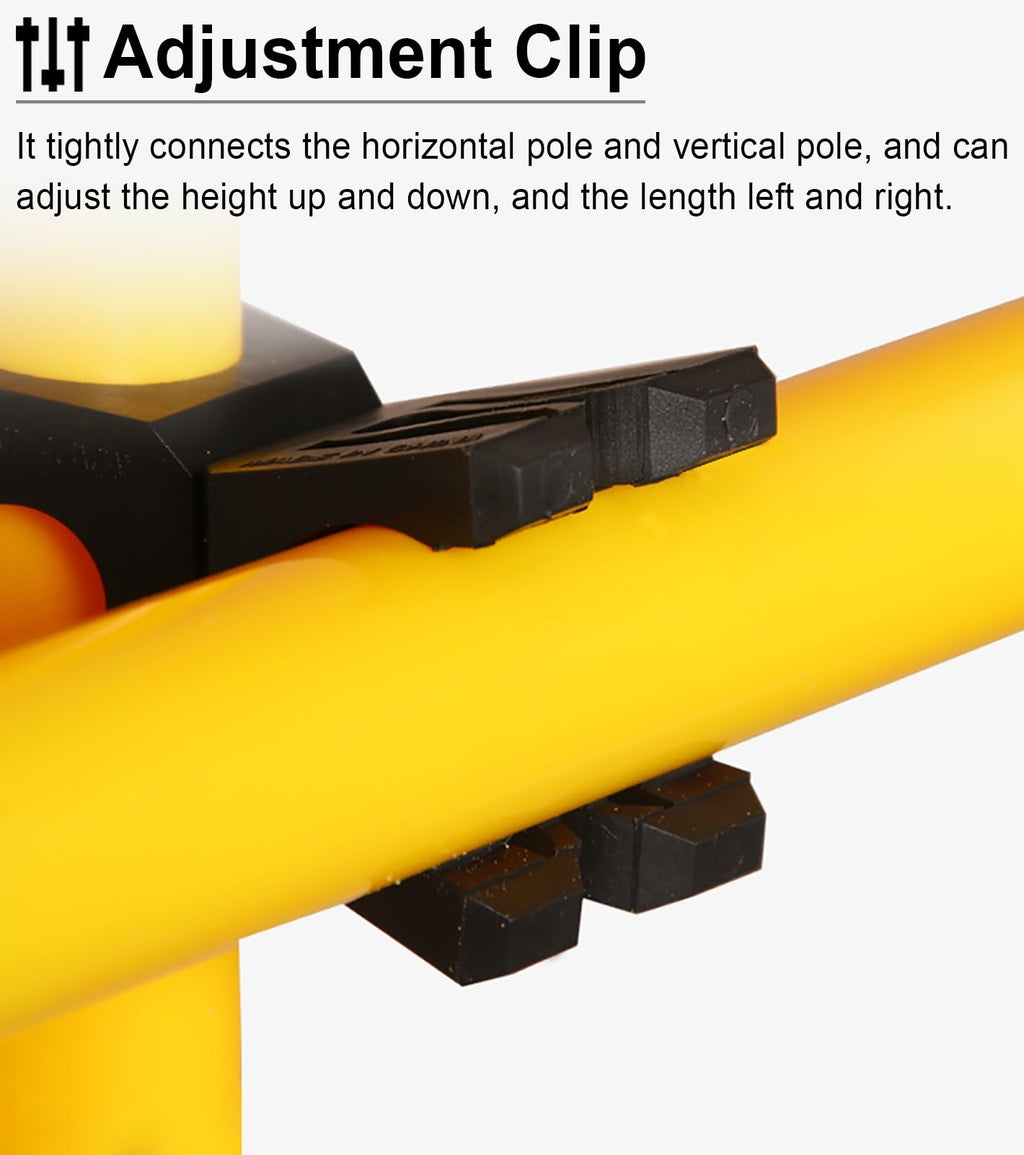 Adjustable Training Hurdle Set with Water-Filled Base