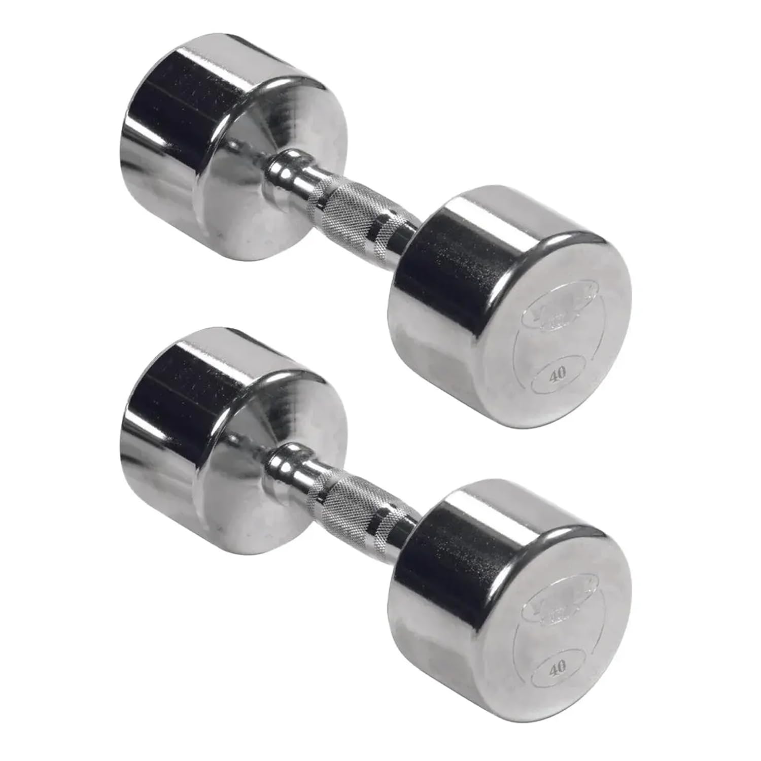 Professional Chrome Ergo Grip Dumbbell