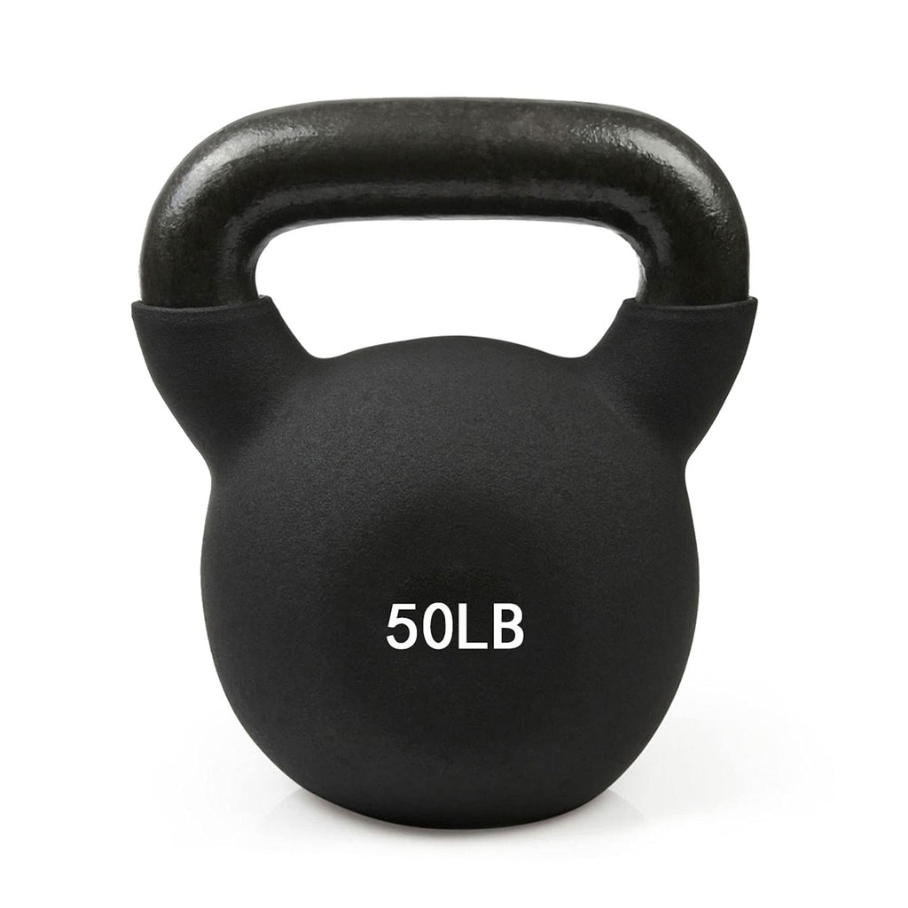 RitFit Neoprene Coated Kettlebell Weight Set, Solid Cast Iron