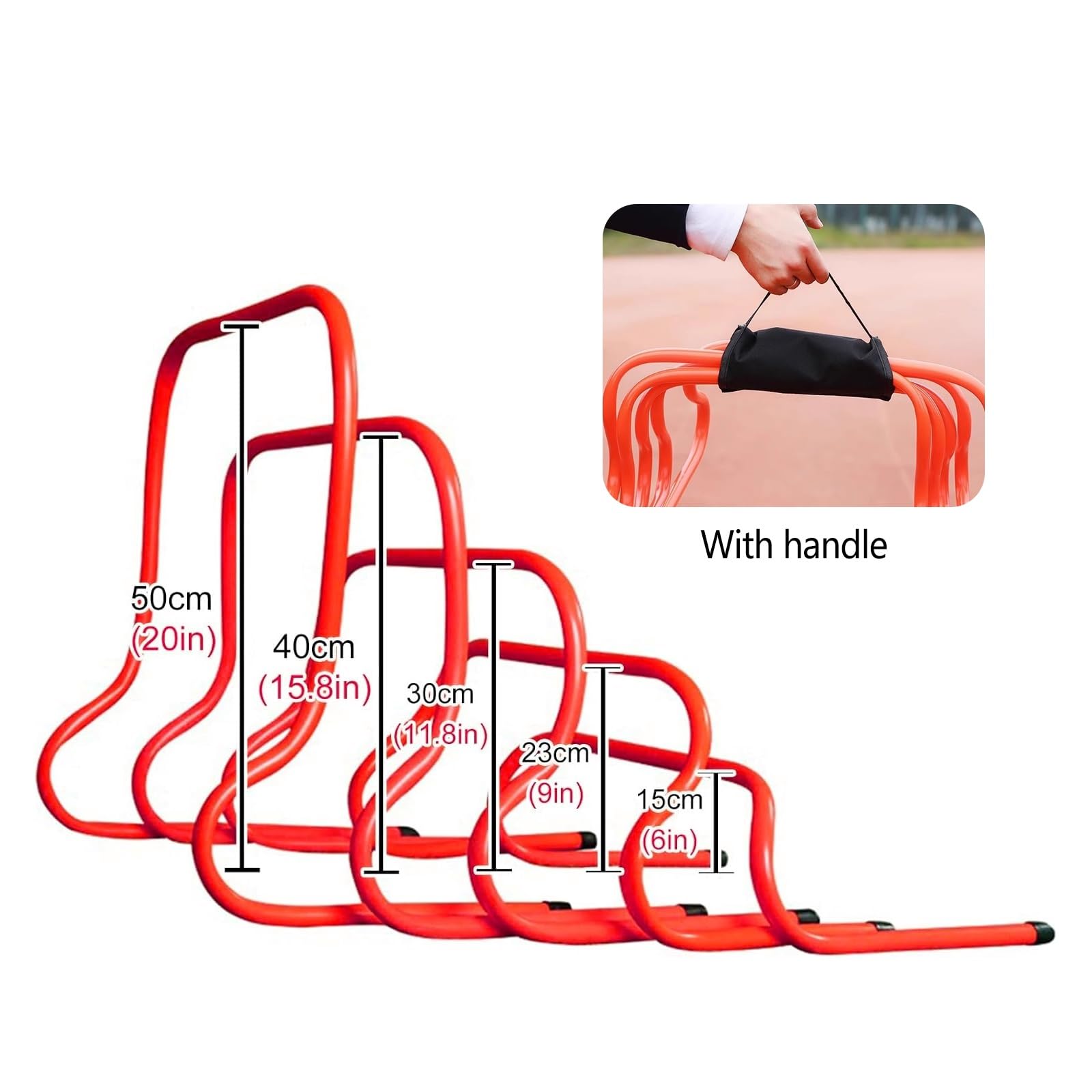 5-Piece Agility Training Hurdle Set