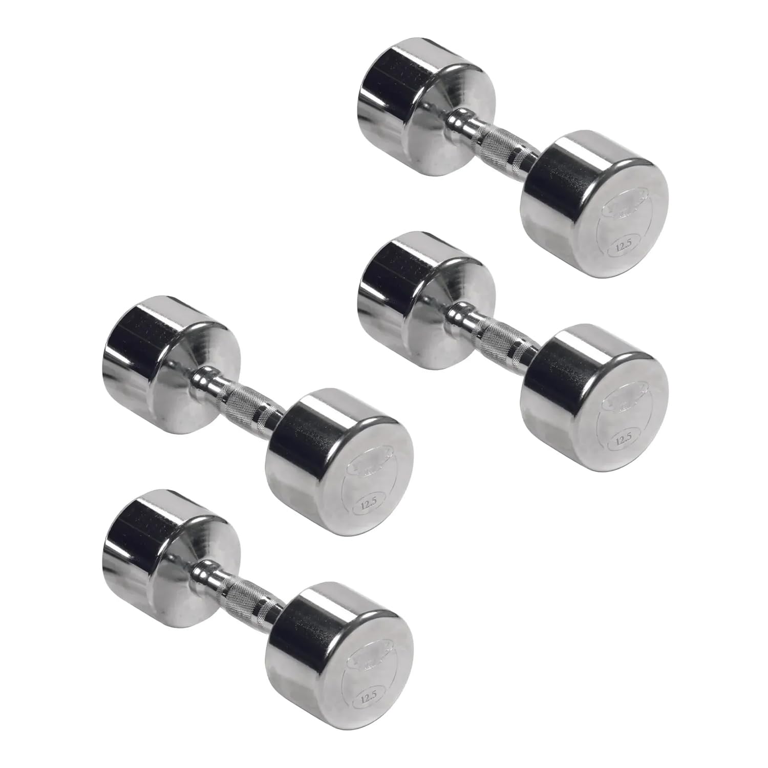 Professional Chrome Ergo Grip Dumbbell