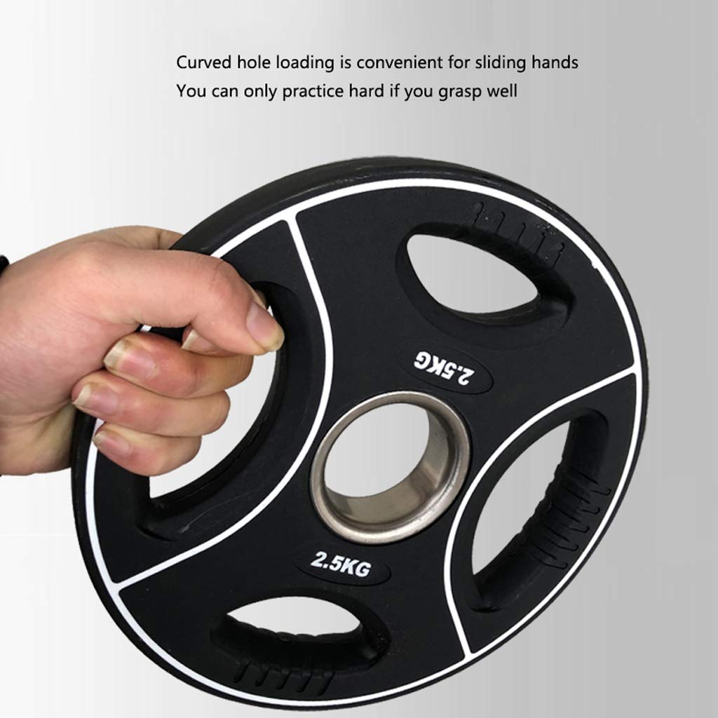 Rubber Grip Weight Plate Set for Home Gym