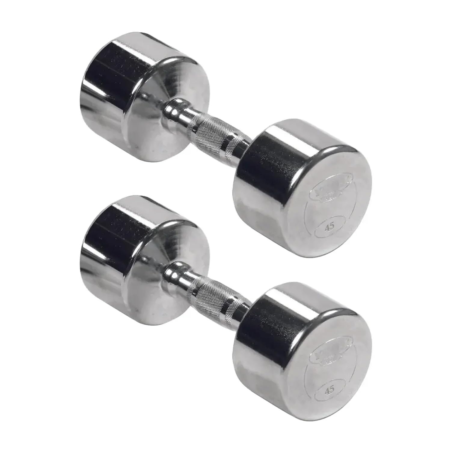 Professional Chrome Ergo Grip Dumbbell