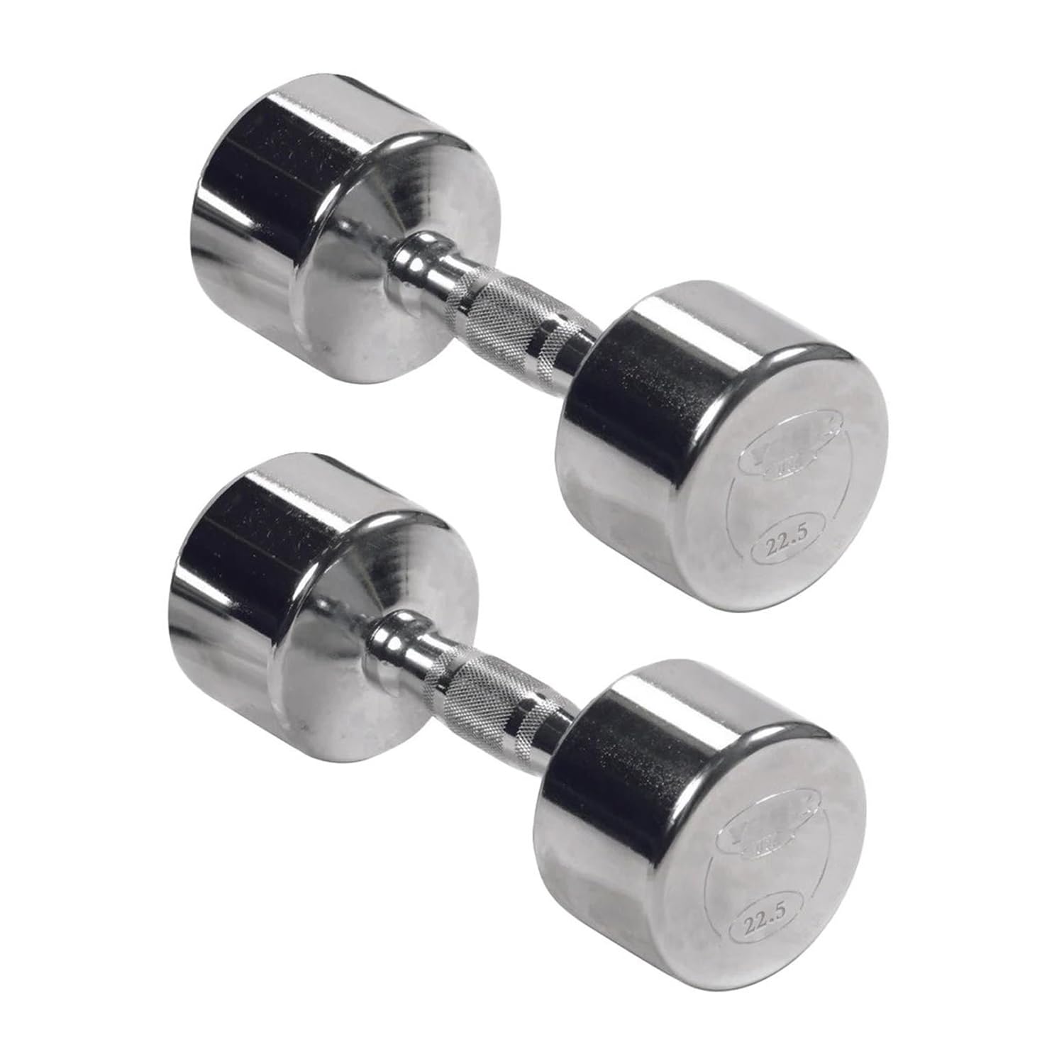 Professional Chrome Ergo Grip Dumbbell