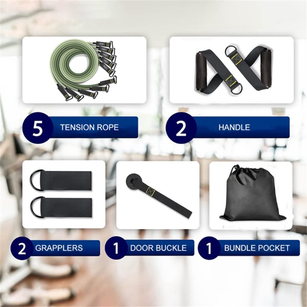 11-Piece TPE Resistance Band Set