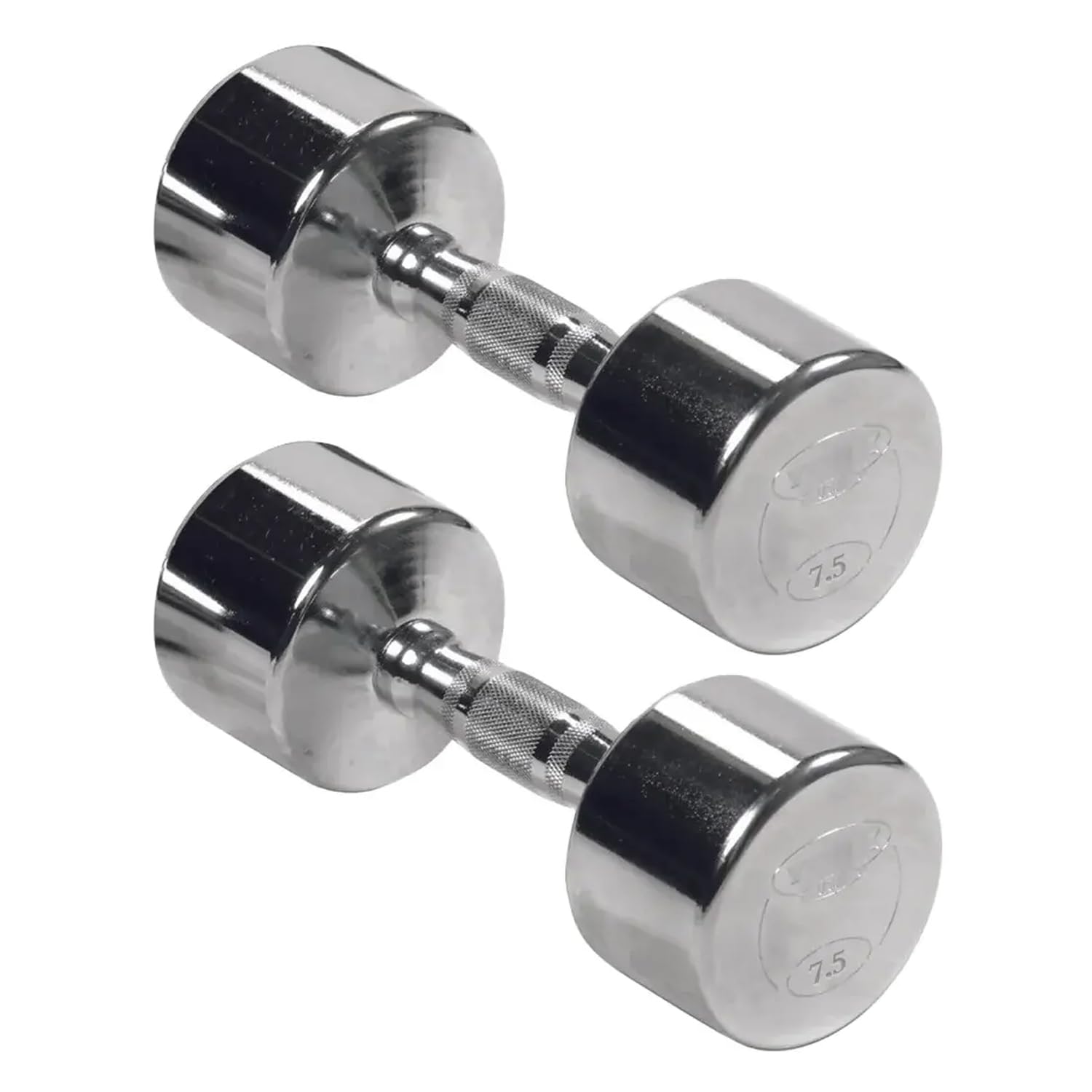 Professional Chrome Ergo Grip Dumbbell