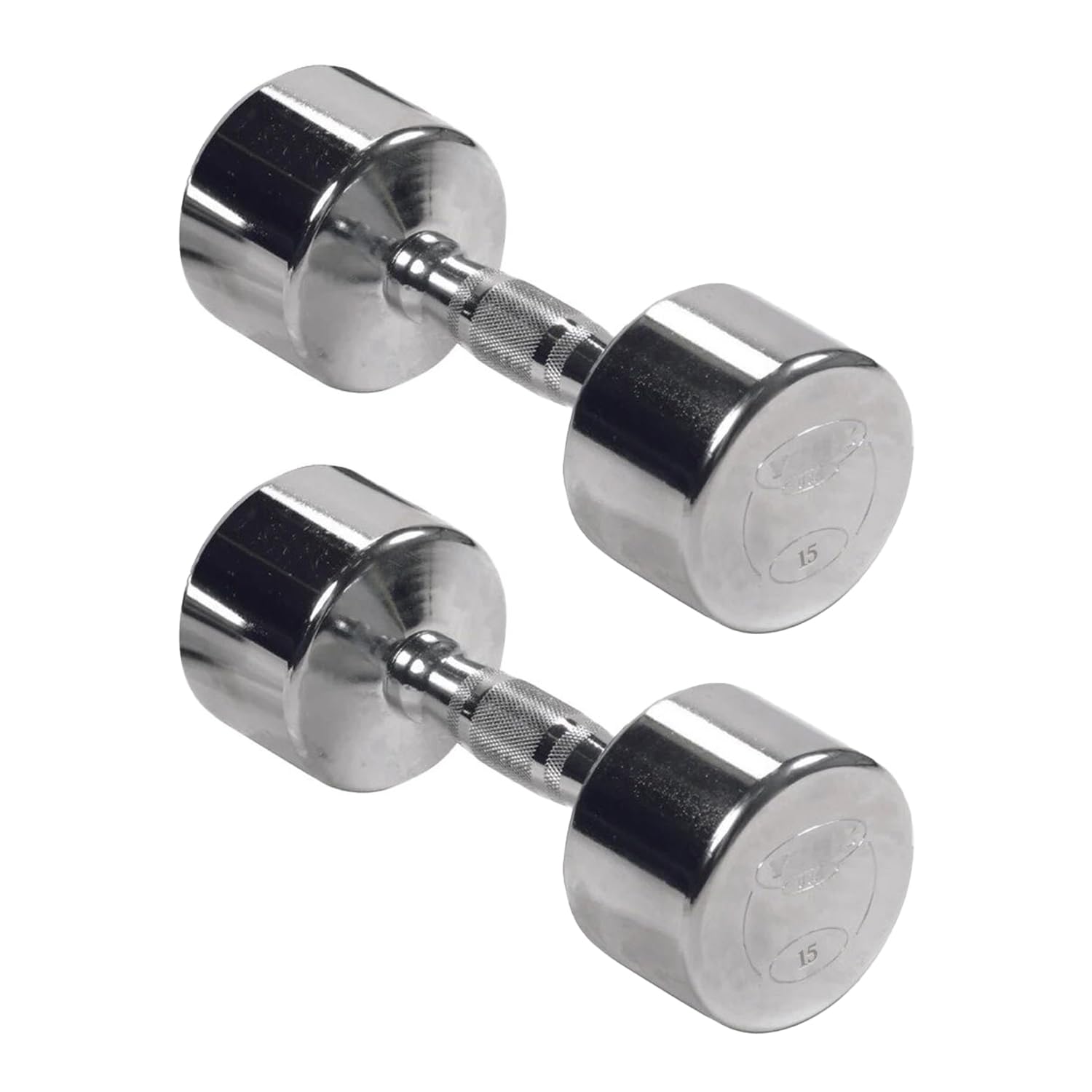 Professional Chrome Ergo Grip Dumbbell