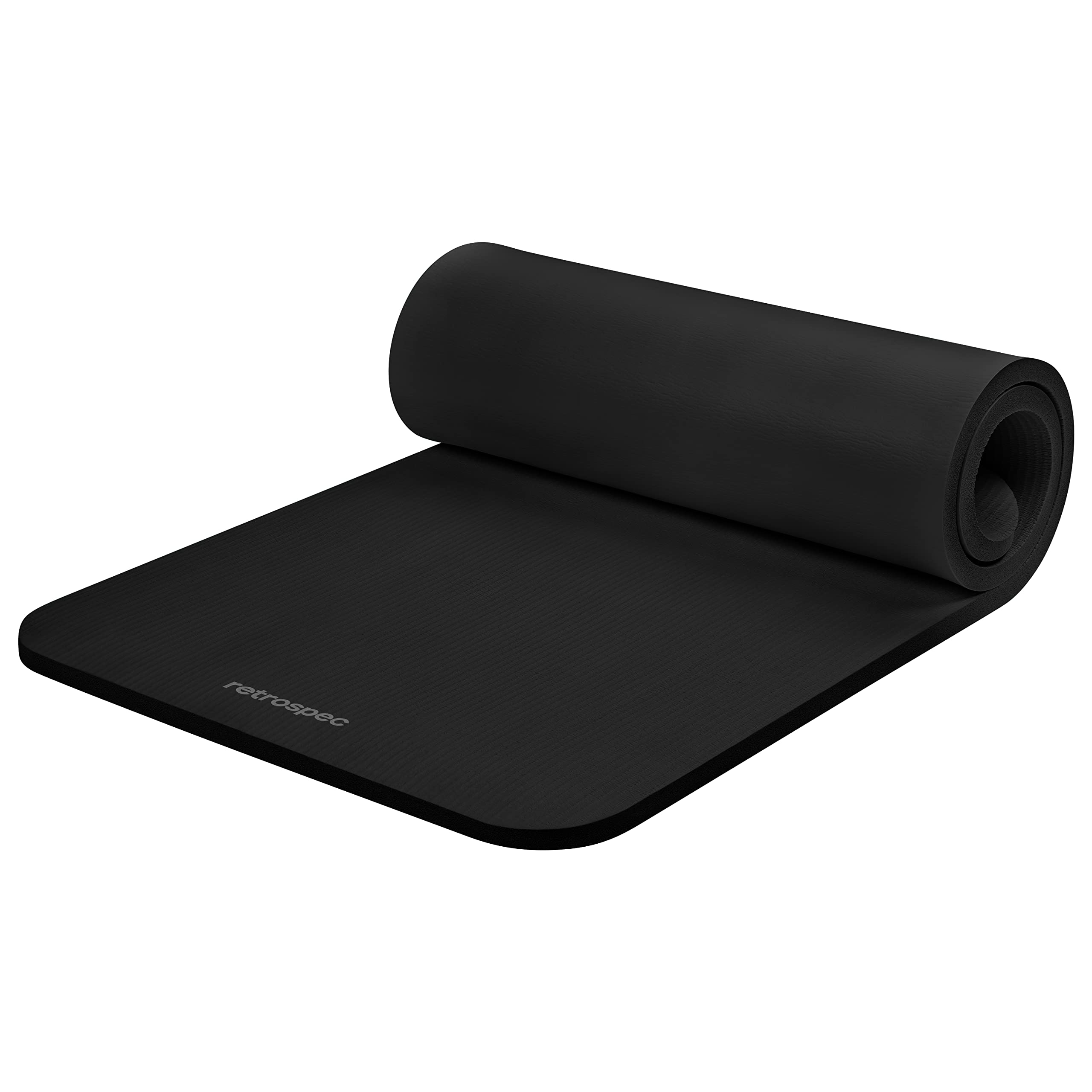 1-Inch Thick Non-Slip Yoga Mat with Carry Strap