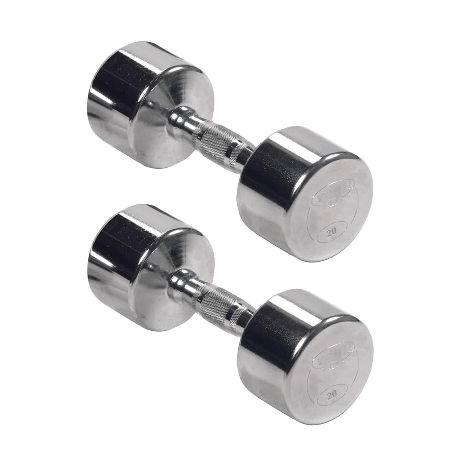 Professional Chrome Ergo Grip Dumbbell