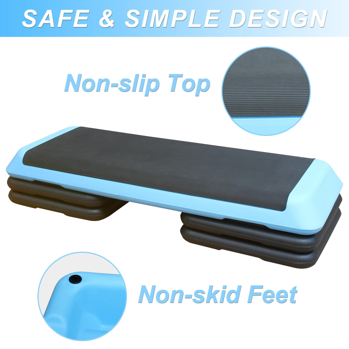 Adjustable Aerobic Step Platform