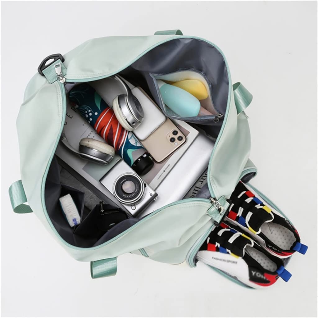 Nylon Sports Gym Bag with Yoga Mat Holder