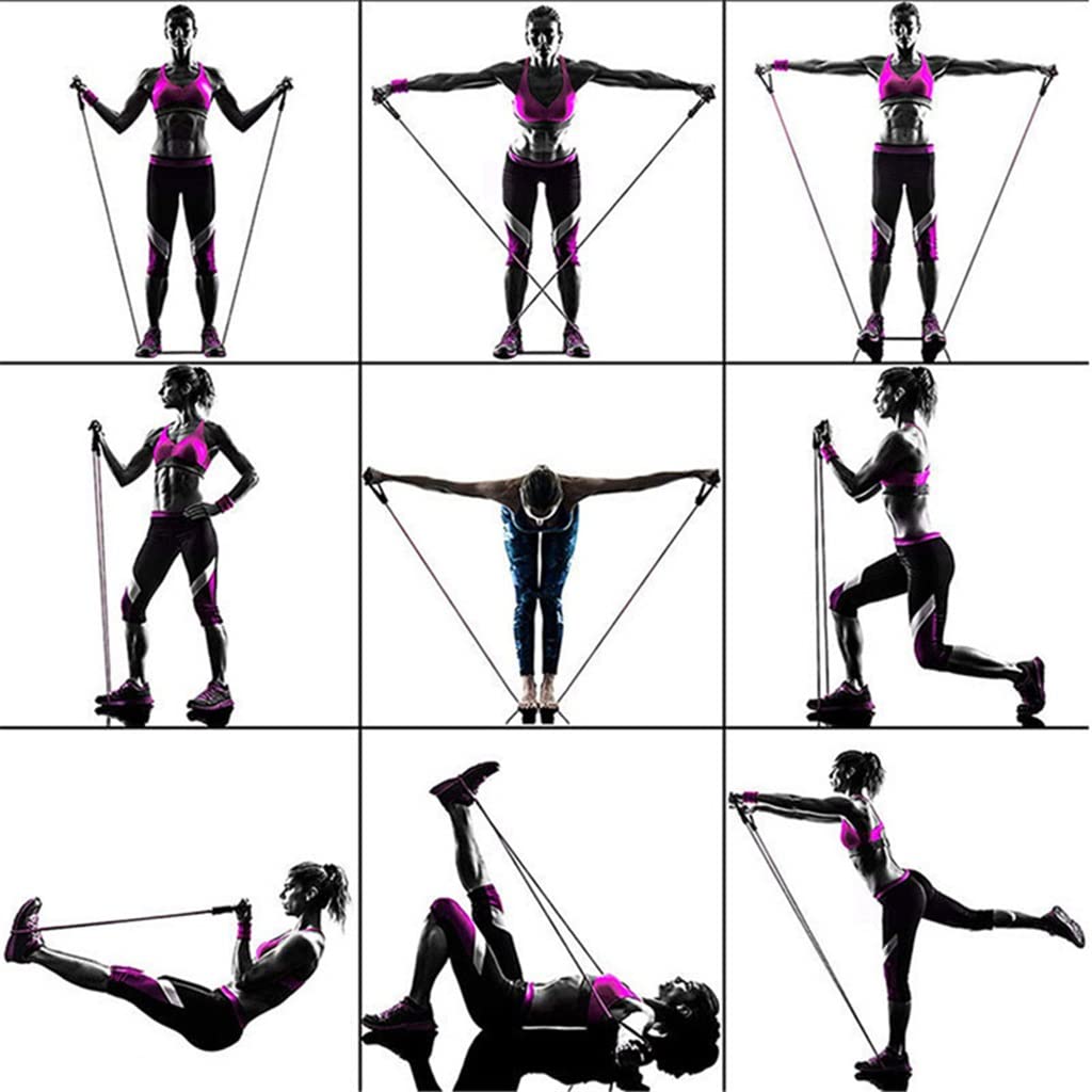 11-Piece TPE Resistance Band Set 100LB
