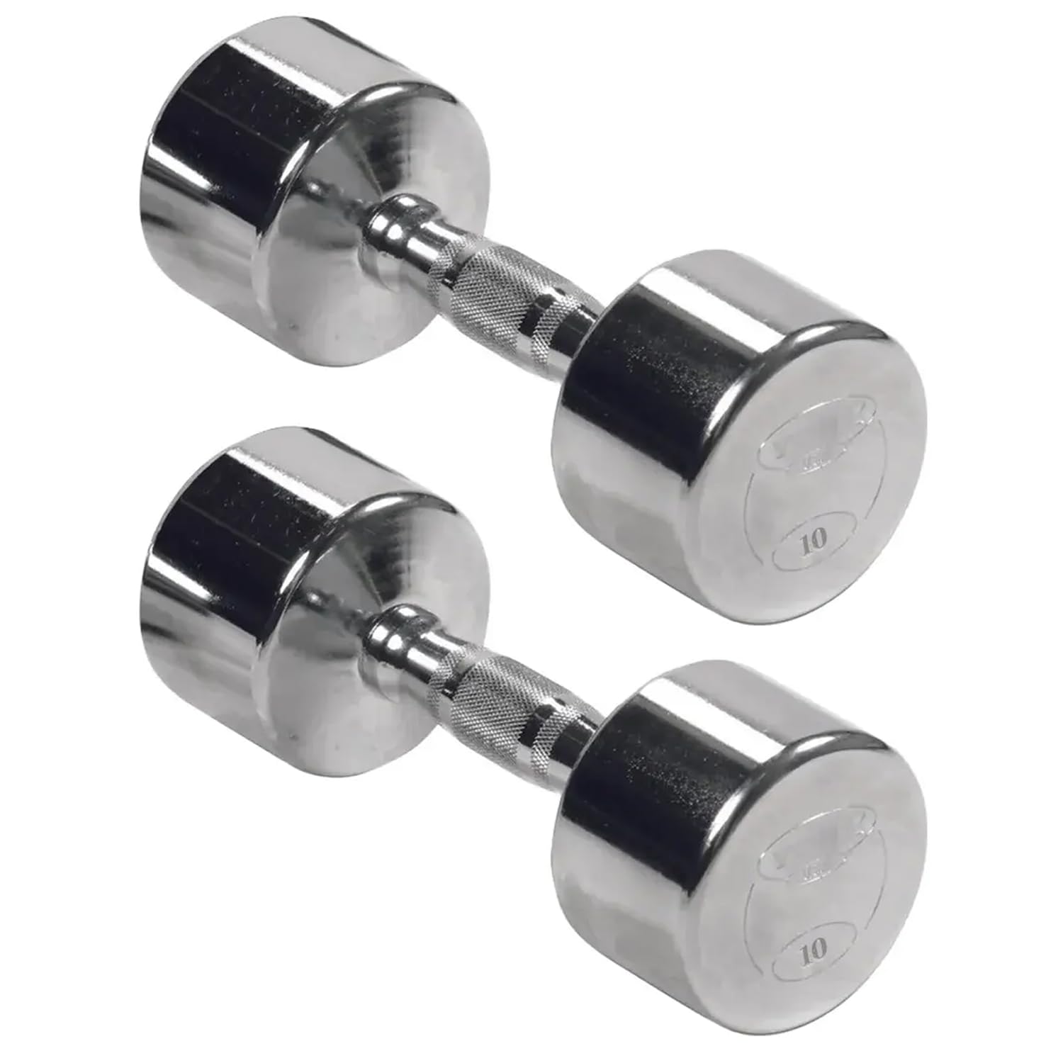 Professional Chrome Ergo Grip Dumbbell