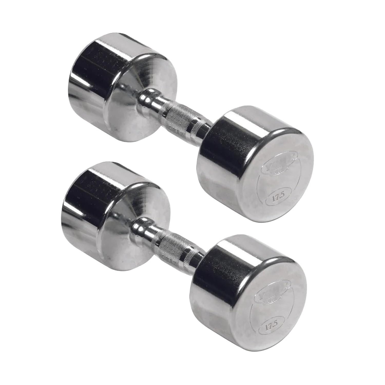 Professional Chrome Ergo Grip Dumbbell