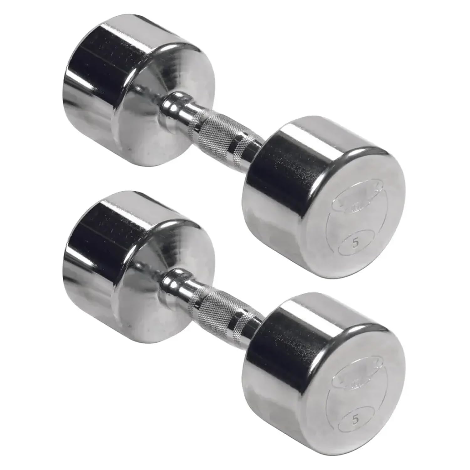 Professional Chrome Ergo Grip Dumbbell
